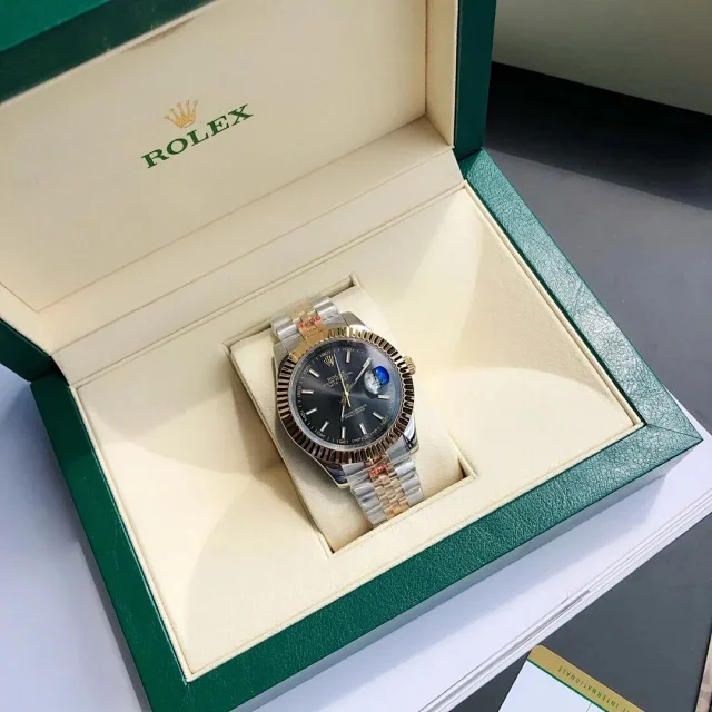Rolex Watches Datejust two-tone stainless steel bracelet watch product detail image 7