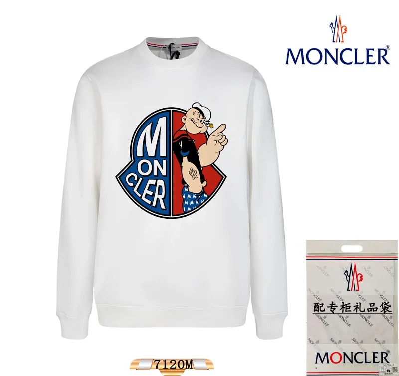 Moncler Hoodies & Sweatshirts Crewneck Logo Sweatshirt — 3