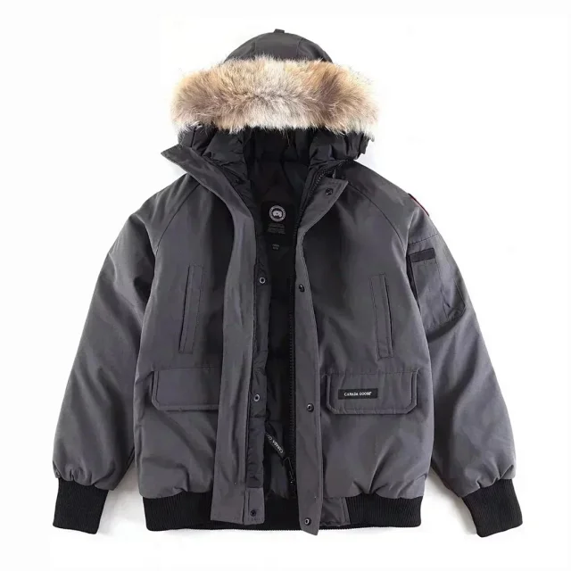 Canada Goose Down Jackets Fur-Trim Hood Parka product detail image 10