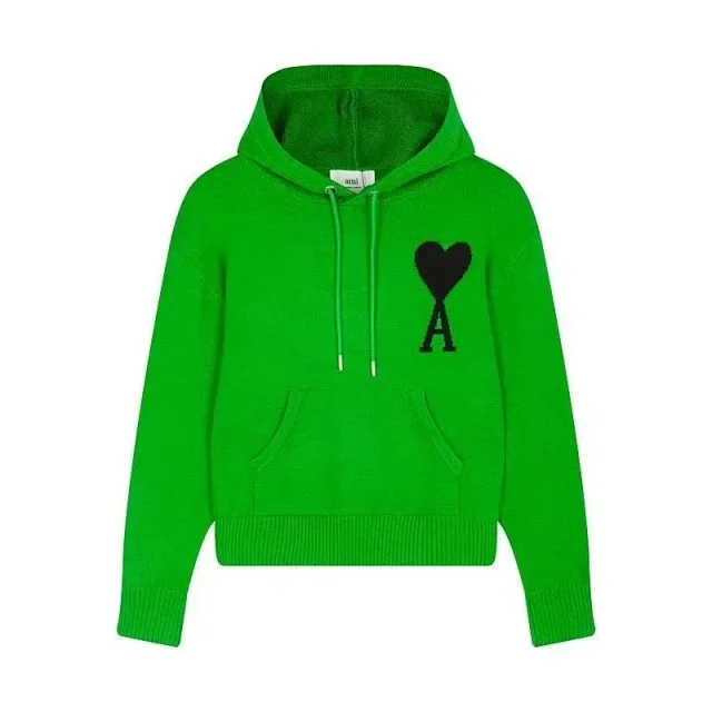 AMI Paris Hoodies & Sweatshirts de Coeur heart-logo hooded sweater product detail image 6