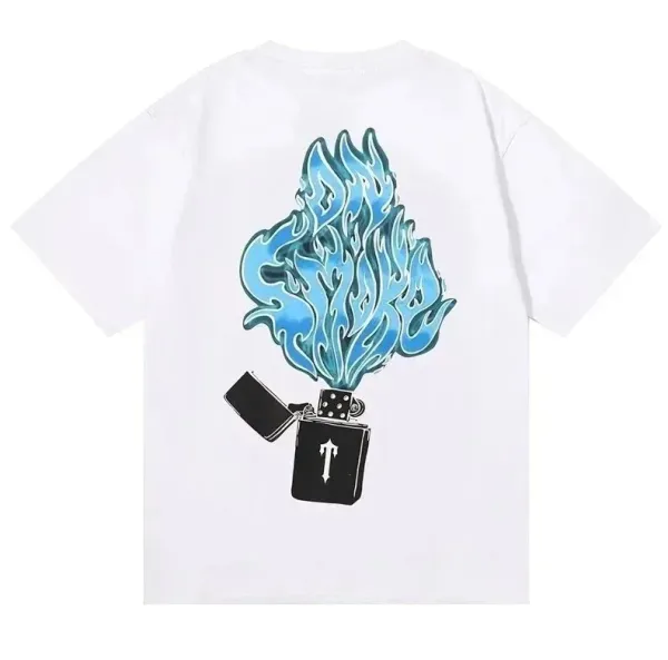 Travstar TRP Graphic Print White T-Shirt - 4