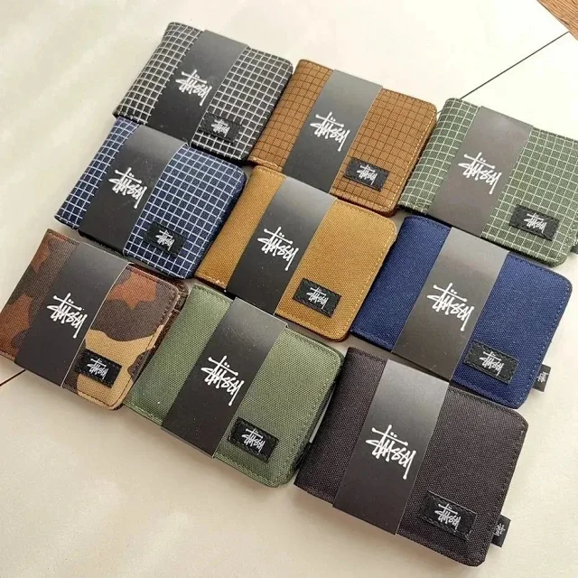 Stüssy Wallets & Card Holders Logo Patch Bifold Wallet product detail image 1