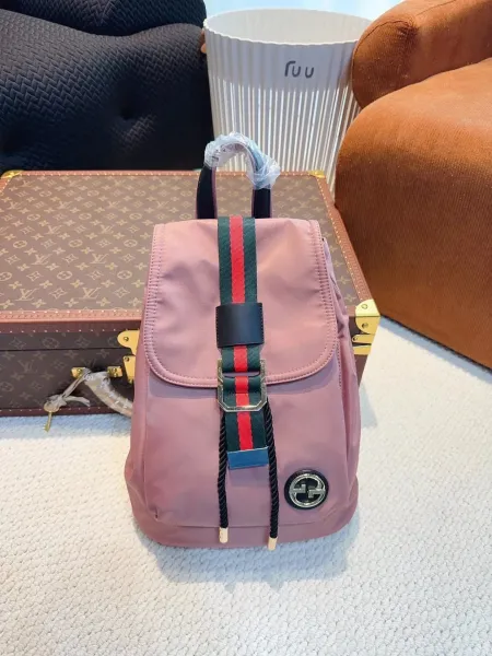 Gucci Ophidia Mini Backpack Navy with Web Stripe - 6
