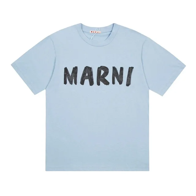 Marni T-Shirts Logo Print Short-Sleeve T-Shirt product detail image 4