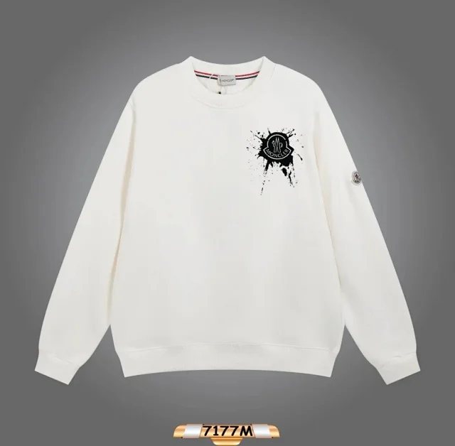 Moncler Hoodies & Sweatshirts Logo Crewneck Sweatshirt product detail image 5