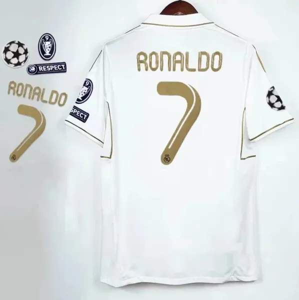 Real Madrid x UEFA Champions League Ronaldo #7 Gold Edition Jersey - 1