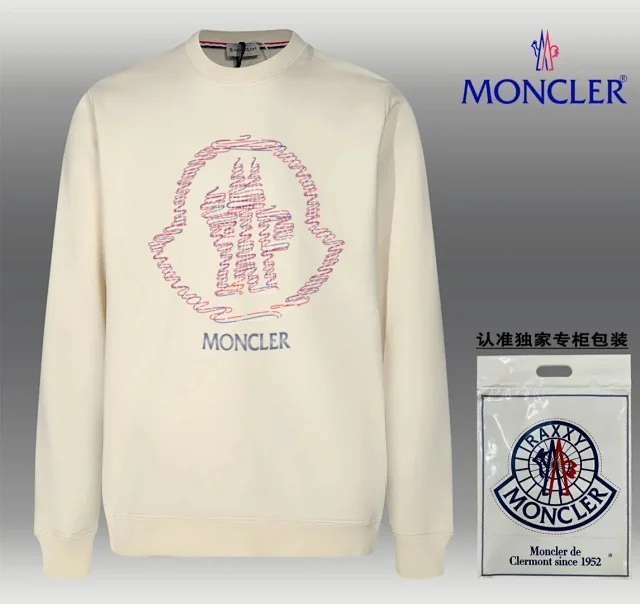 Moncler Hoodies & Sweatshirts Logo Graphic Crewneck Sweatshirt product detail image 8