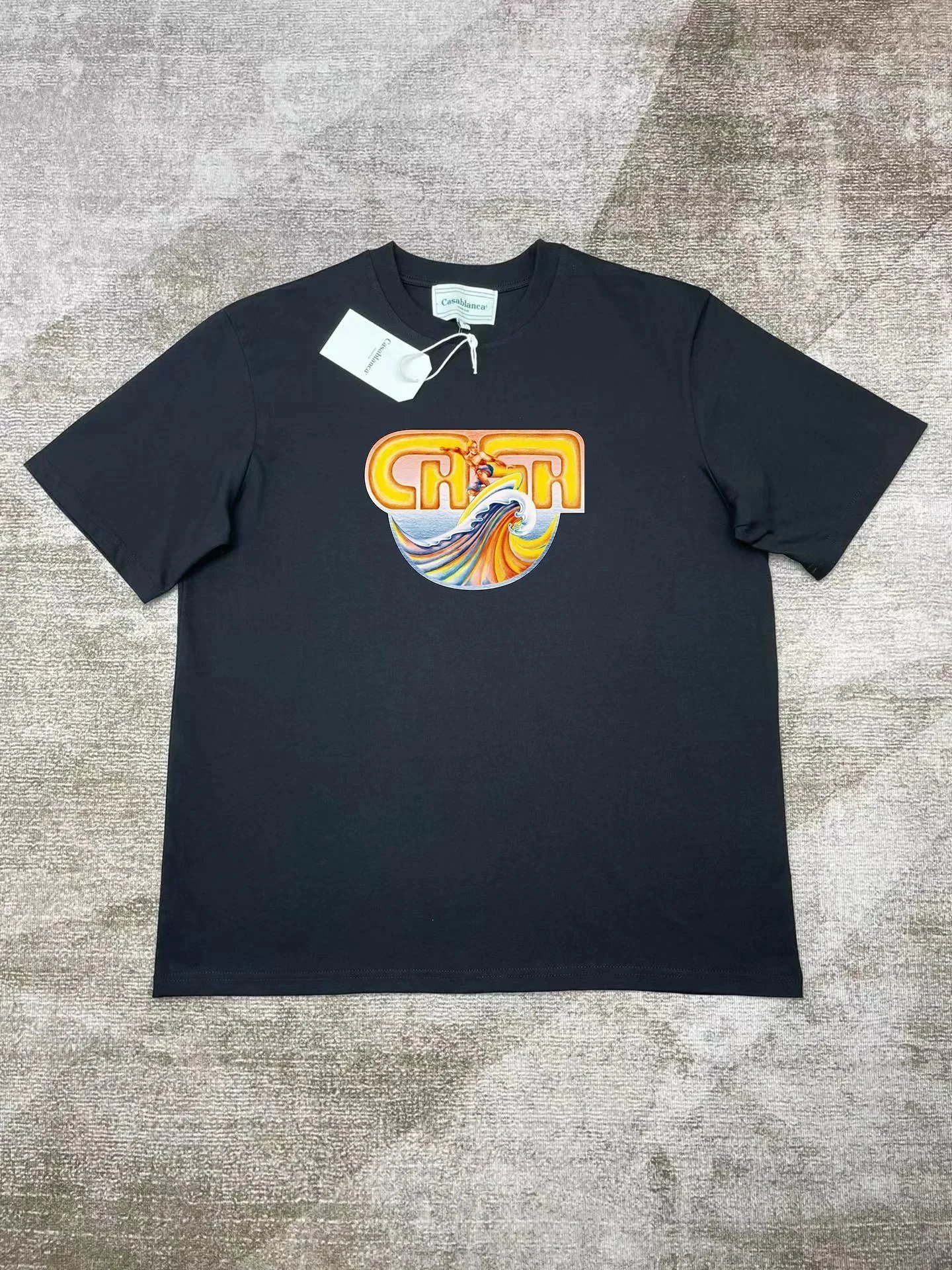 Casablanca Surf Logo White T-Shirt - 3