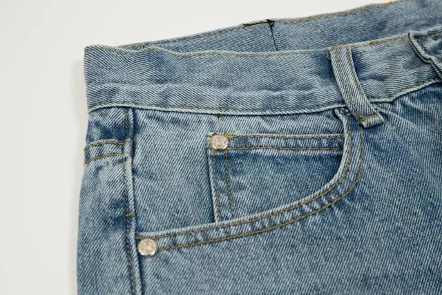 Unbranded Jeans Straight-leg with cross patches and graphic print product detail image 6