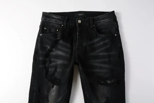 Gallery Dept. Distressed Washed Black Jeans - 3
