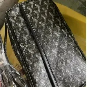 Goyard Saint Louis PM Black Monogram Canvas Crossbody Bag - 1