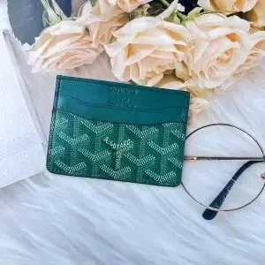 Goyard Saint Sulpice Card Holder Emerald Green - 1