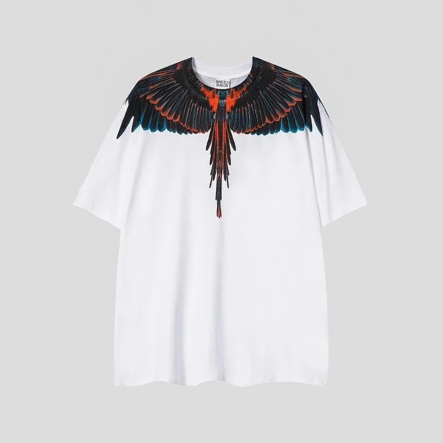 Marcelo Burlon County of Milan T-Shirts Short-Sleeve Wing Print — 36 white