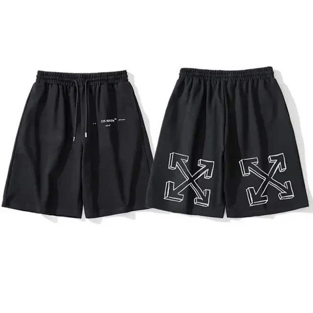 Off-White Shorts Graphic-print drawstring product detail image 8