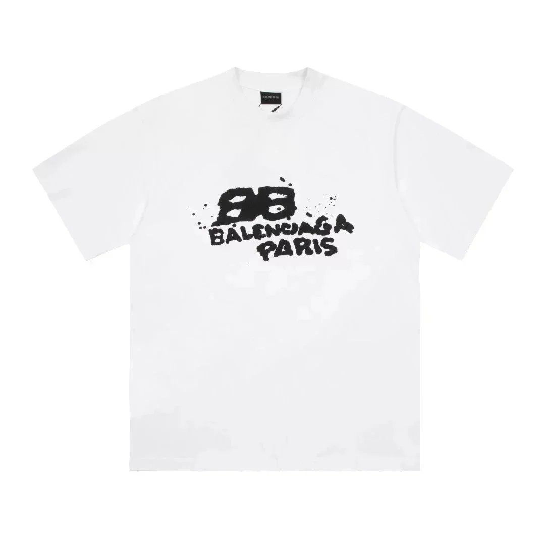 Balenciaga T-Shirts Logo Graphic Short-Sleeve T-Shirt image 7