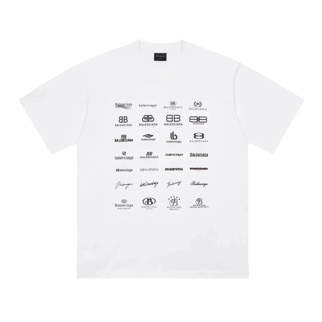 Balenciaga T-Shirts Logo Graphic Short-Sleeve T-Shirt image 13