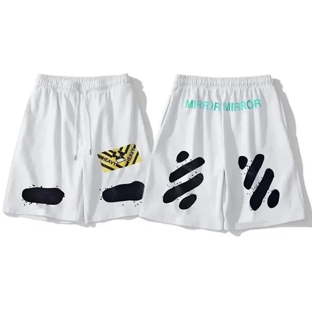 Off-White Shorts Graphic-print drawstring product detail image 5