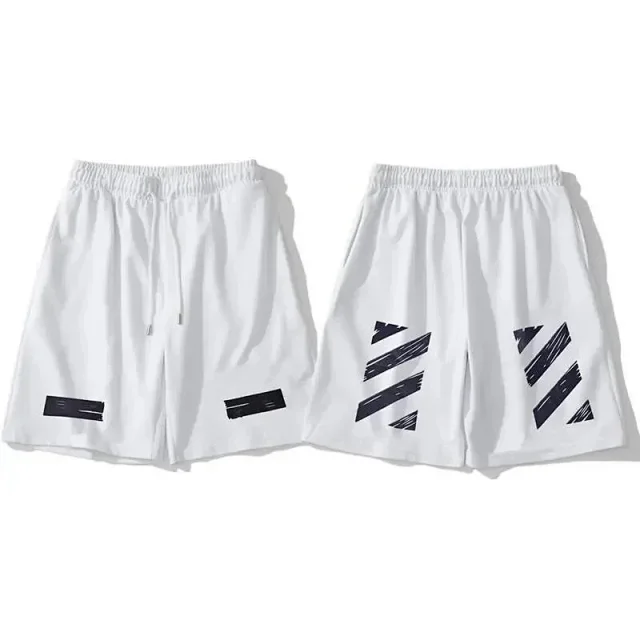 Off-White Shorts Graphic-print drawstring product detail image 7