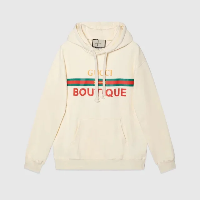 Gucci Hoodies & Sweatshirts Logo-Print Pullover Hoodie product detail image 6
