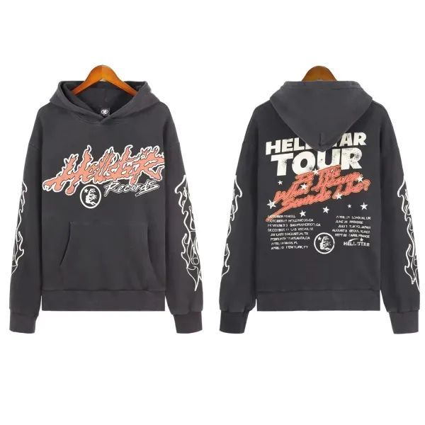 Hellstar Summer Love Graphic Hoodie White - 7