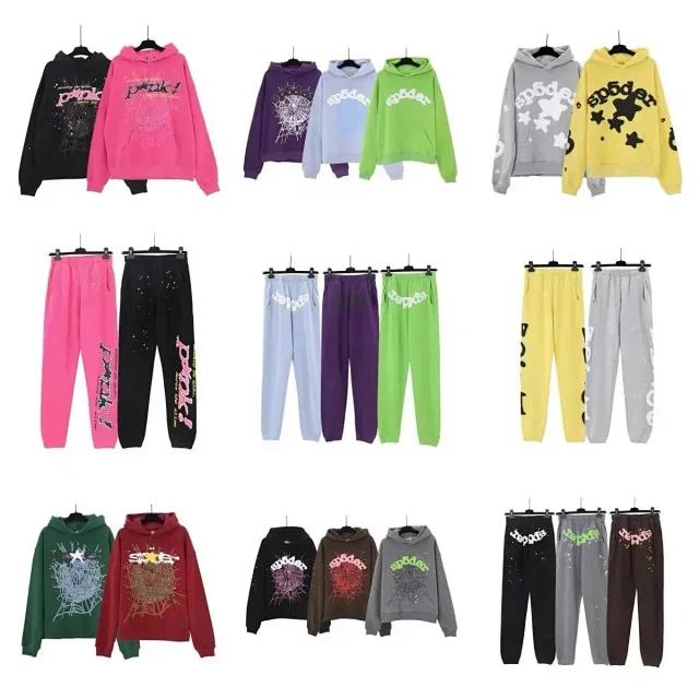 Sp5der Hoodies & Sweatshirts Spiderweb Graphic Hoodie product detail image 1