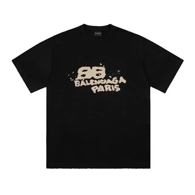 Balenciaga T-Shirts Logo Graphic Short-Sleeve T-Shirt product detail image 6