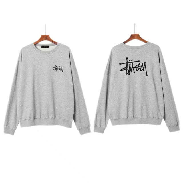 Stüssy Hoodies & Sweatshirts Crewneck logo-print sweatshirt product detail image 5
