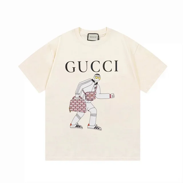 Gucci T-Shirts Short-Sleeve Logo Graphic product detail image 9