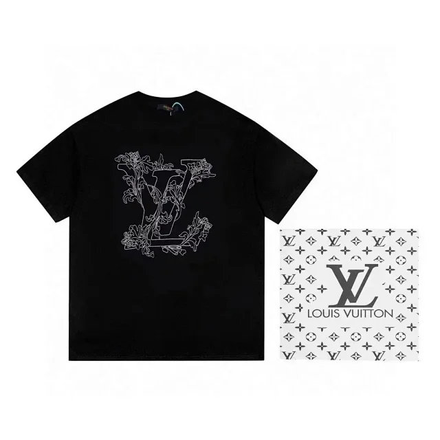 Louis Vuitton T-Shirts Short-Sleeve Logo T-Shirt product detail image 9