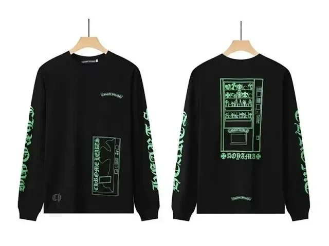 Chrome Hearts Shirts Long-Sleeve Graphic T-Shirt product detail image 7