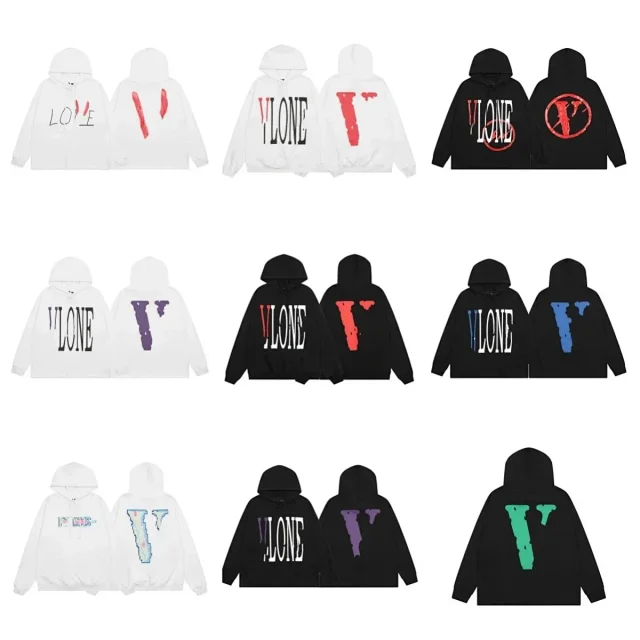 VLONE Hoodies & Sweatshirts Logo Print Pullover Hoodie product detail image 2
