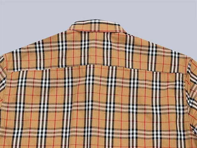Burberry Shirts Short-Sleeve Check Button-Up Shirt product detail image 5