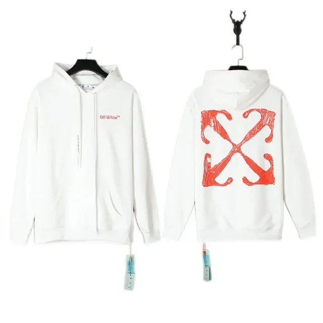 Off-White Hoodies & Sweatshirts Arrow Graphic Print Sweatshirt product detail image 8