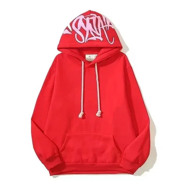 Unbranded Hoodies & Sweatshirts Pullover hoodie with graffiti hood print and kangaroo pocket product detail image 5