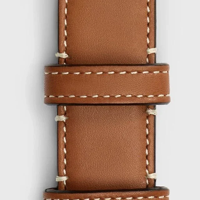 Celine Belts Triomphe Buckle Leather Belt product detail image 9