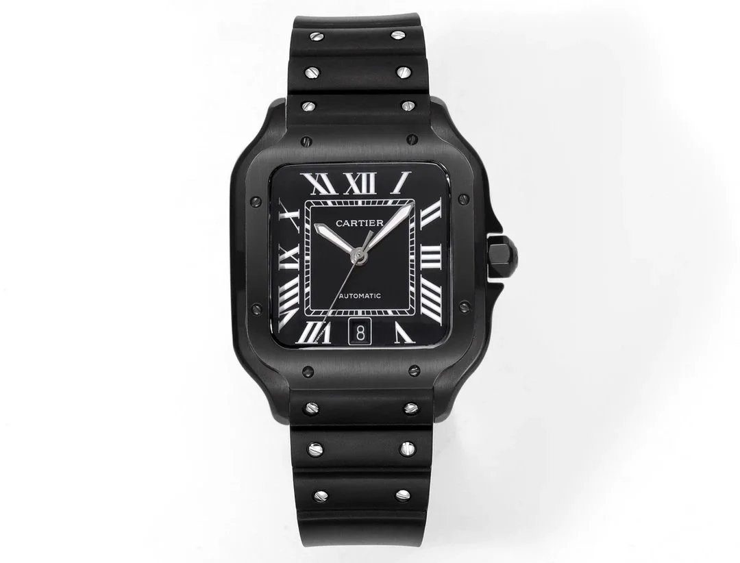 Cartier Santos-Dumont Skeleton Yellow Gold Mechanical Watch - 9