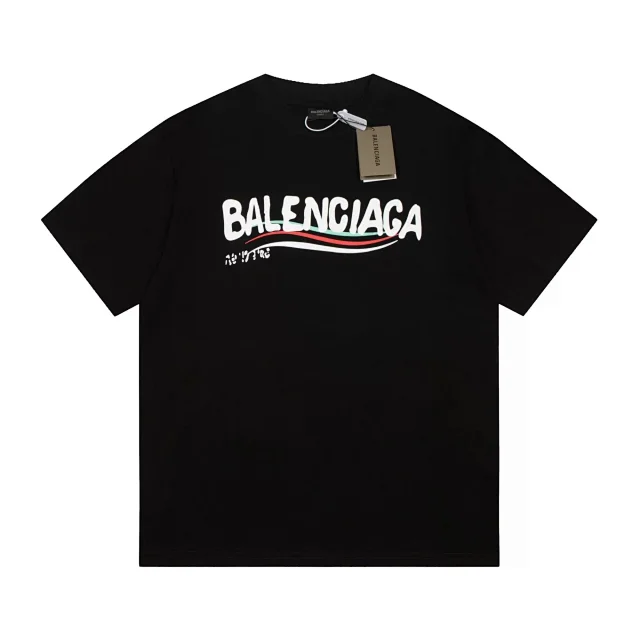 Balenciaga T-Shirts Graphic Logo Print product detail image 9