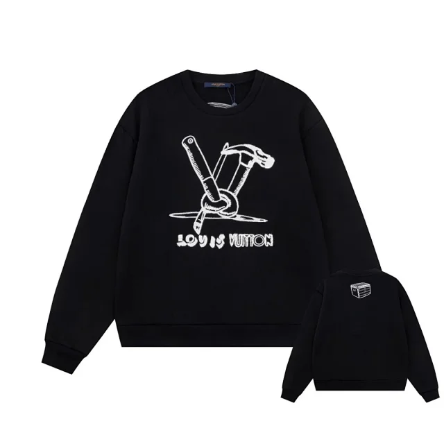 Louis Vuitton Hoodies & Sweatshirts Graphic hooded and crewneck product detail image 8