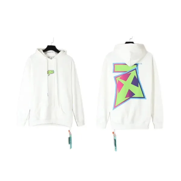 Off-White Arrow Graphic Hoodie White - 1