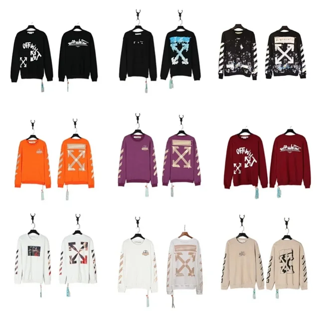 Off-White Hoodies & Sweatshirts Arrow Graphic Crewneck Sweatshirt product detail image 1