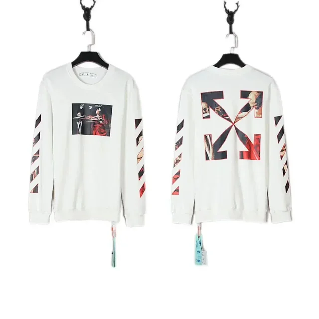 Off-White Hoodies & Sweatshirts Arrow Graphic Crewneck Sweatshirt product detail image 7