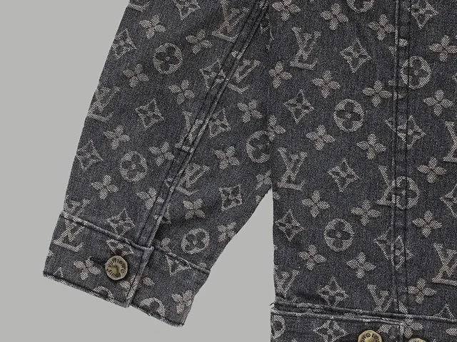 Louis Vuitton Jackets Monogram denim trucker jacket product detail image 8