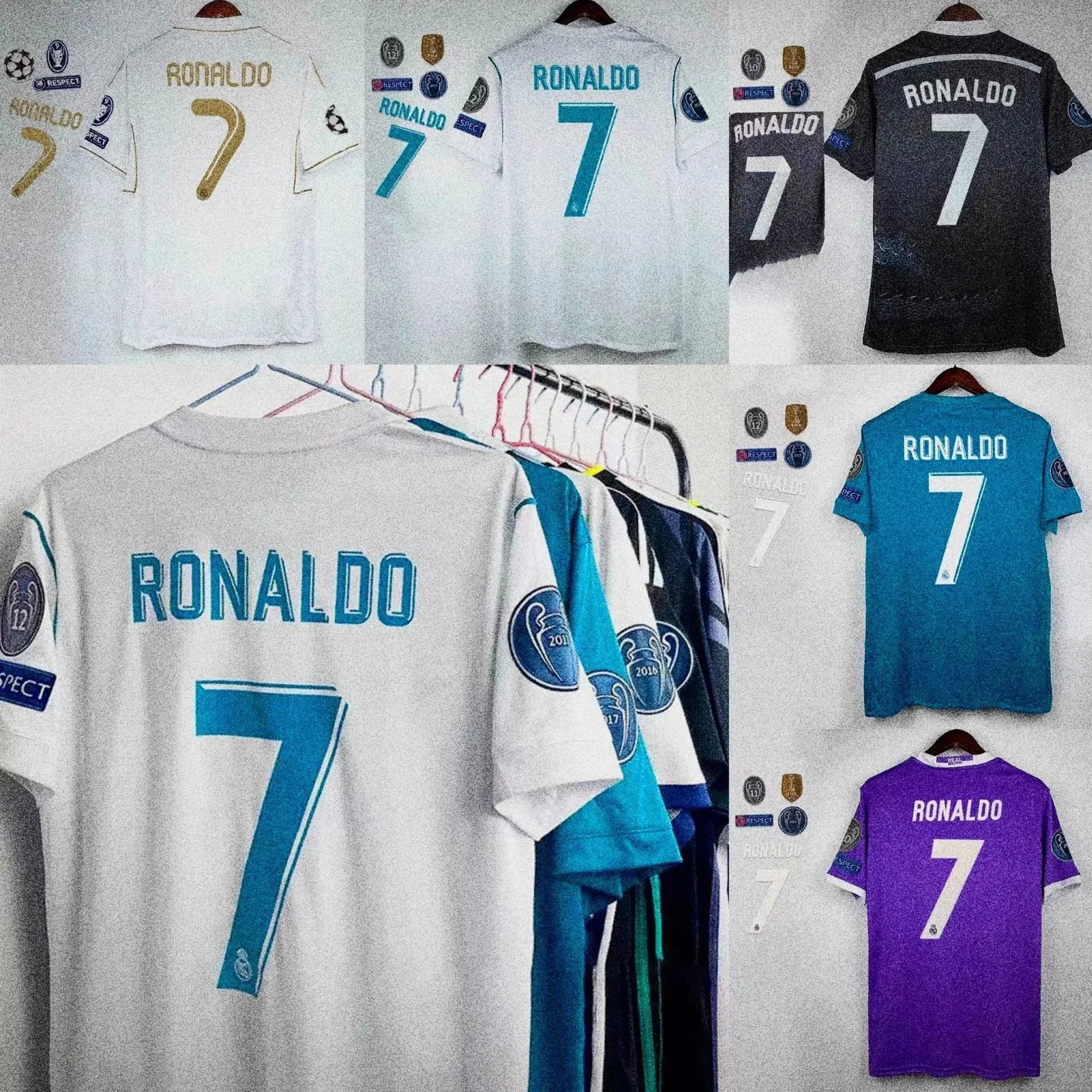 Real Madrid Football Jerseys 2006–07 Home Ronaldo 7 image 6