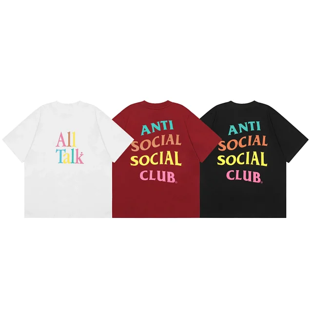 Anti Social Club T-Shirts Logo Graphic Print product detail image 4