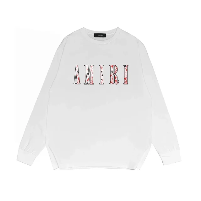 AMIRI Hoodies & Sweatshirts Logo Print Crewneck Sweatshirt product detail image 8