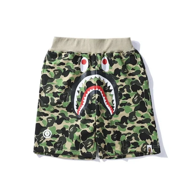 A BATHING APE Shorts Shark Face Camo product detail image 5
