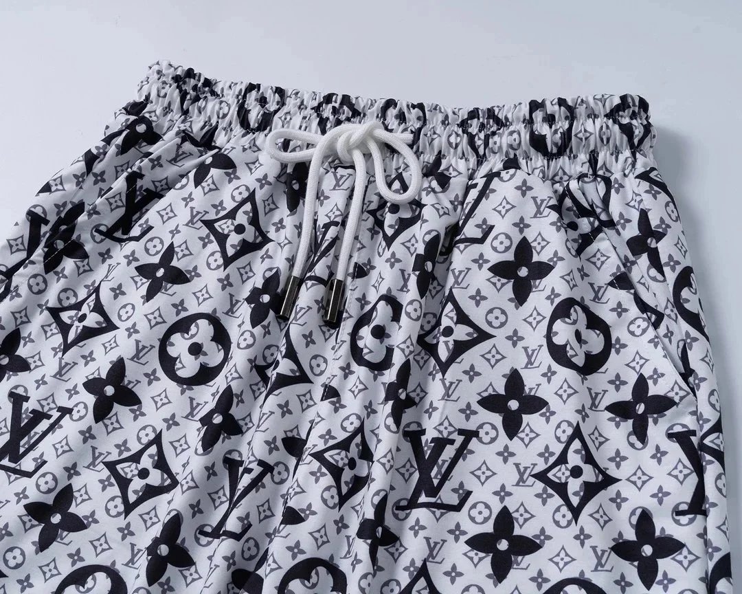 Louis Vuitton Monogram Jacquard T-Shirt and Shorts Set Gray - 10