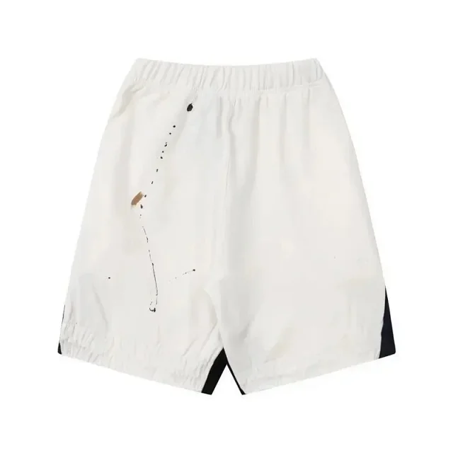 Unbranded Shorts Gallery Dept. text print, paint-splatter, color-block side panels product detail image 9