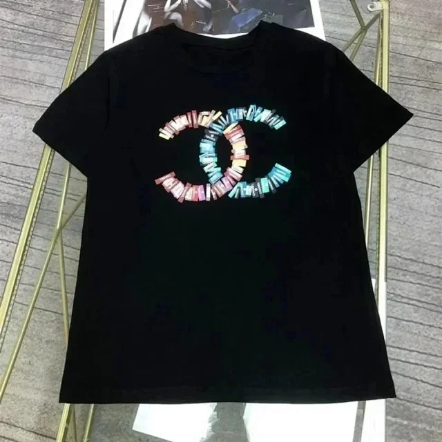 Chanel T-Shirts Logo-print product detail image 4