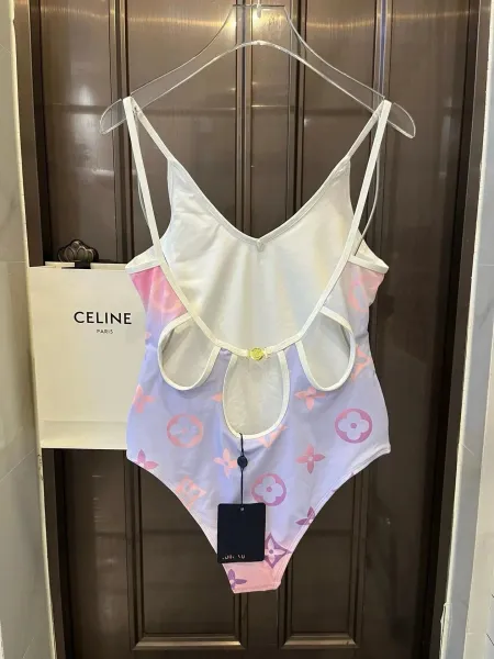 Louis Vuitton Monogram Gradient Bodysuit Pink Blue Multicolor - 4